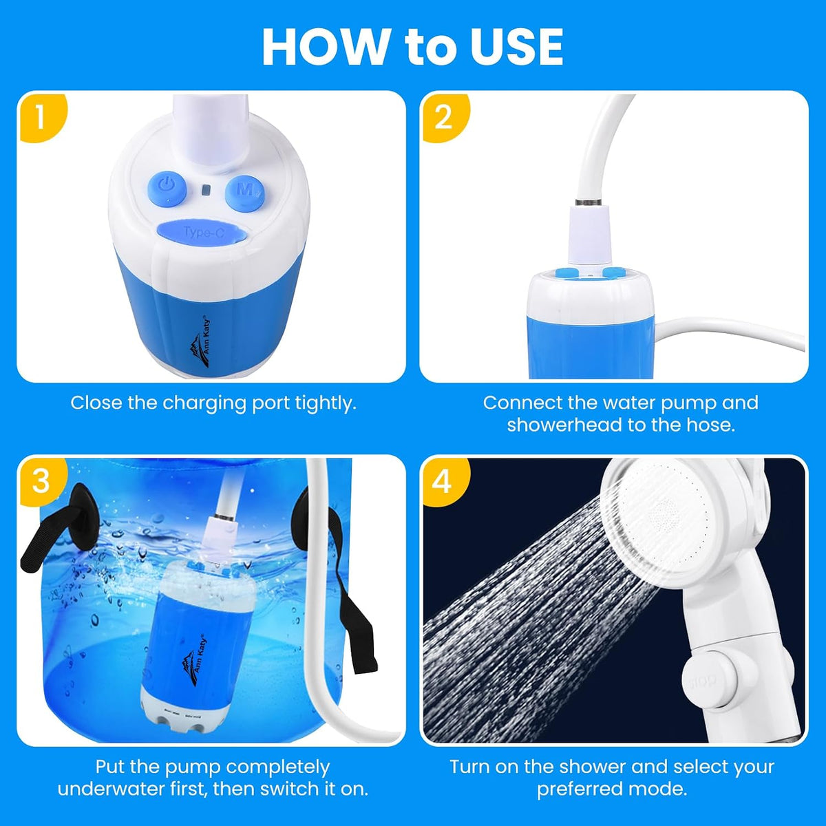ShowerGo Portable Shower